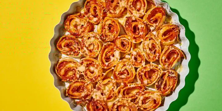 Wraps als rolletjes in de oven